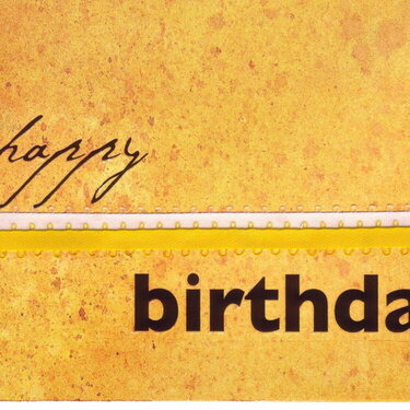 Birthday card 1