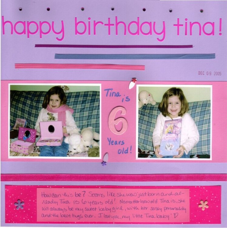 Happy Birthday Tina -pg 1