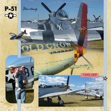 Grandpa&#039;s p-51 Mustang (left side)
