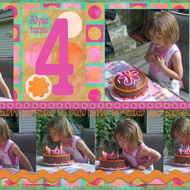 Alyse turns 4