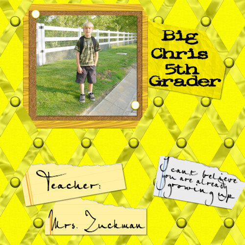 Big Chris 5th Grader