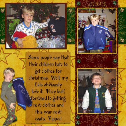 Christmas 2003-Clothes