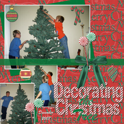 Decorating the Christmas Tree 2007