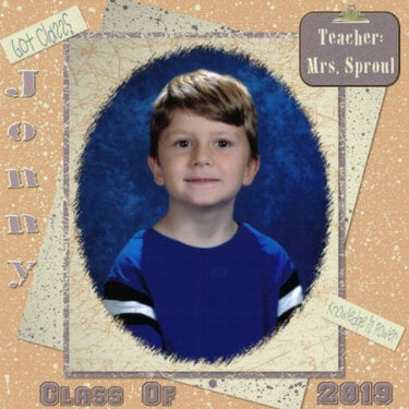 Jonny&#039;s School Picture 2006-2007