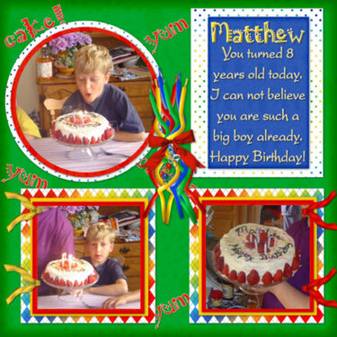 Matthew&#039;s BDay Cake
