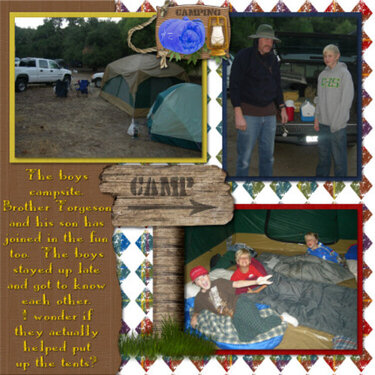 Scout Camp-The Campsite