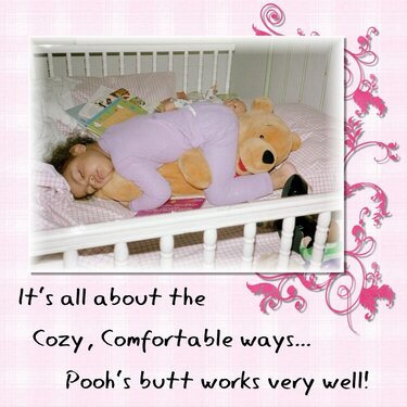 Cozy Comfortable Pooh Bear