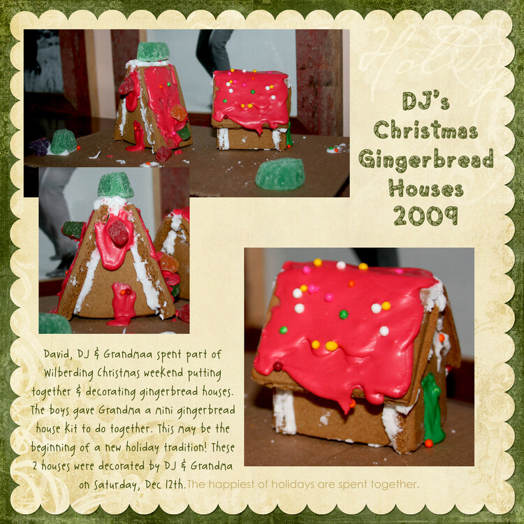 DJ&#039;s Christmas Gingerbread House