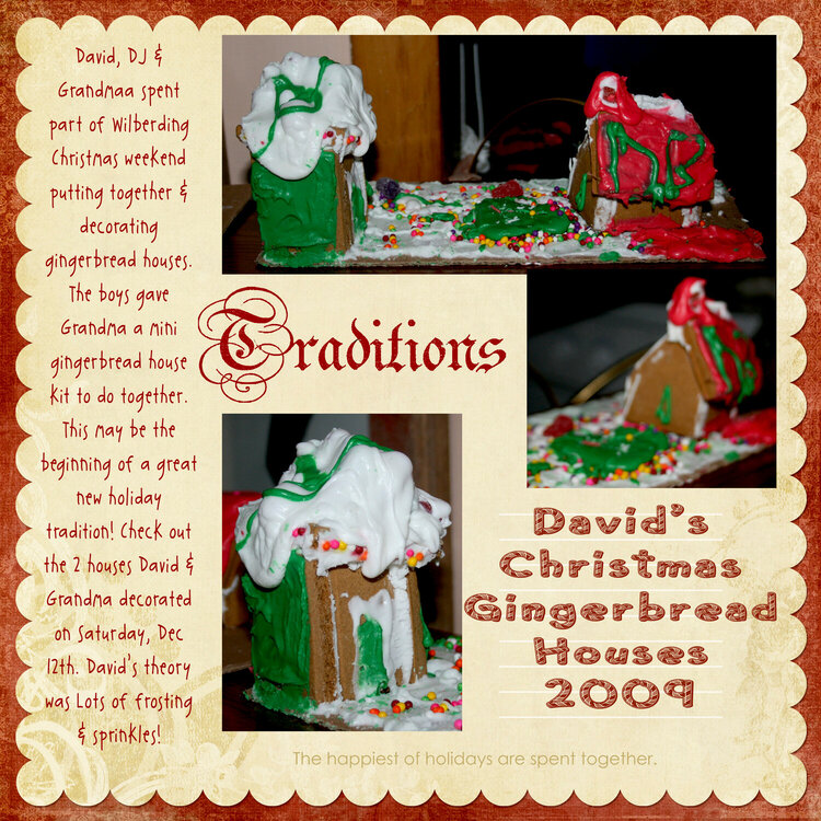 David&#039;s Christmas Gingerbread House