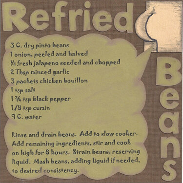 Refried Beans Recipe