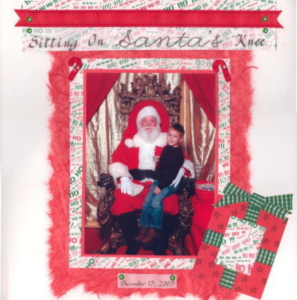 Sitting on Santa&#039;s Knee