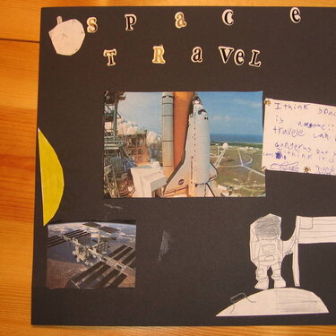 space travel by Nick age 8