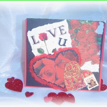 Love u Collage Card