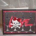 Skully priness Love card
