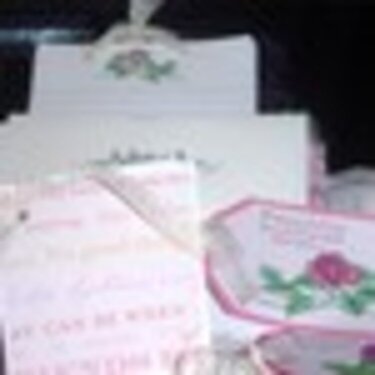 Tags and note cards from Gift box set