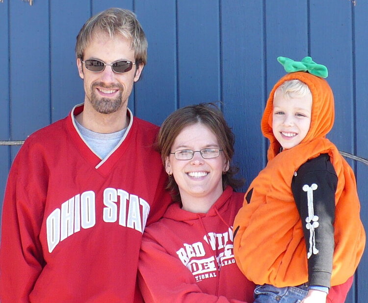 Eric, Brendan and I at the Toledo Zoo trick or treat on Oct. 26th.
