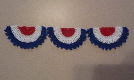 Patriotic Bunting crochet