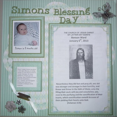 Simon&#039;s Blessing Day pg lo