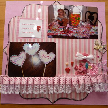 Valentine lo candy table deco yum yum