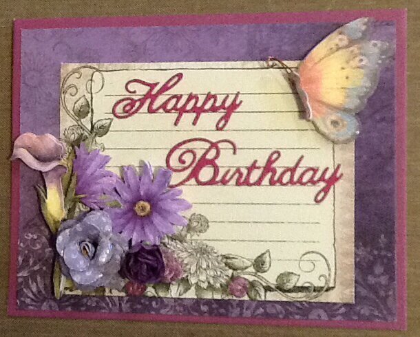 Anissa&#039;s 40th bday card