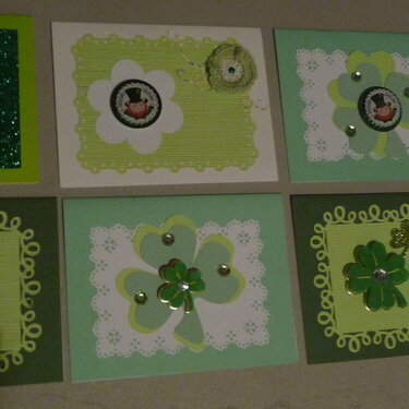 St. Patty&#039;s day cards for the grandkids set 2
