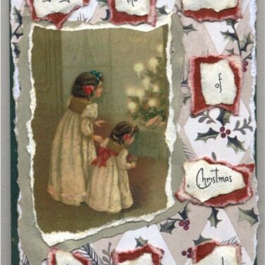 May the Wonder of Christmas Handmade Card