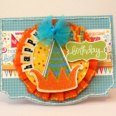 Creative Imaginations Birthday Bliss Card