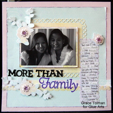 More than Family *Glue Arts June*