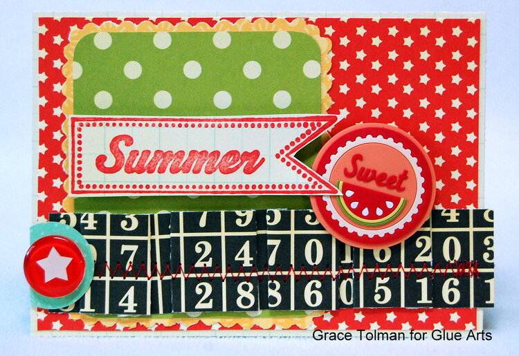 Summer card*Glue Arts*