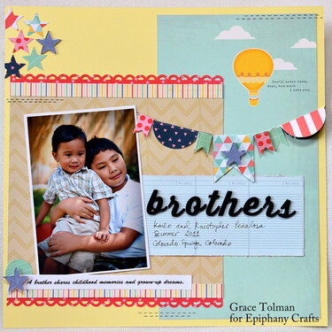 Brothers layout *Epiphany Crafts*