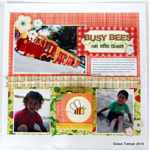Busy bees *Clear Scraps*