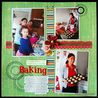 Christmas baking *Crazy Daisy December kit*