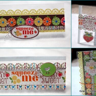 Made with love acrylic card set *Clear Scraps* 3
