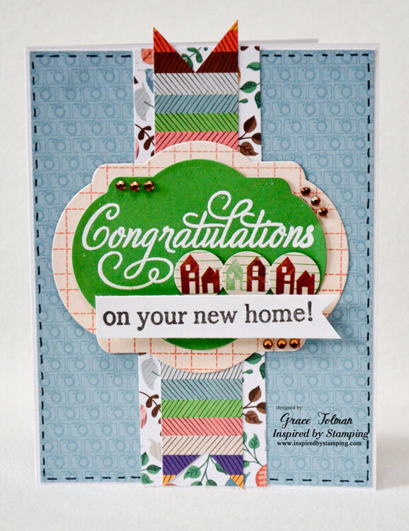 Congratulations on your new home *Inspired By Stamping*