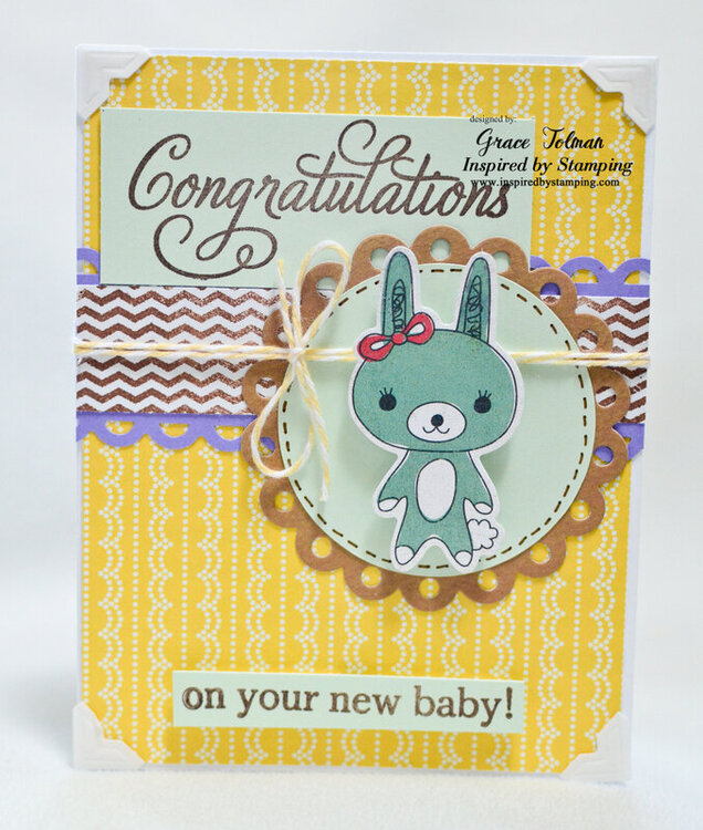 Congratulations on your new baby card *Inspired By Stamping*