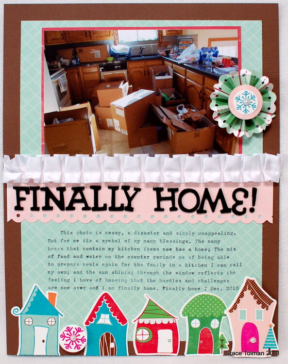 Finally Home! *Paper Bakery kit*
