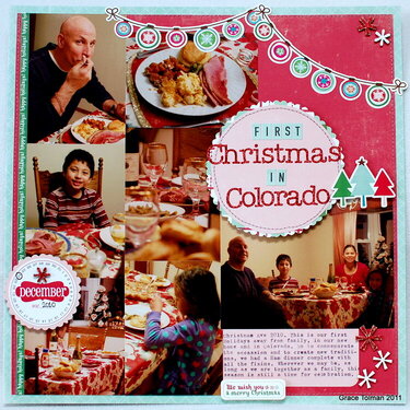 First Christmas in Colorado *Paper Bakery November add on kit*
