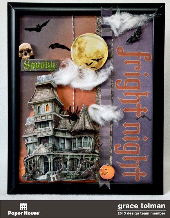 Fright Night Altered Frame *Paper House*