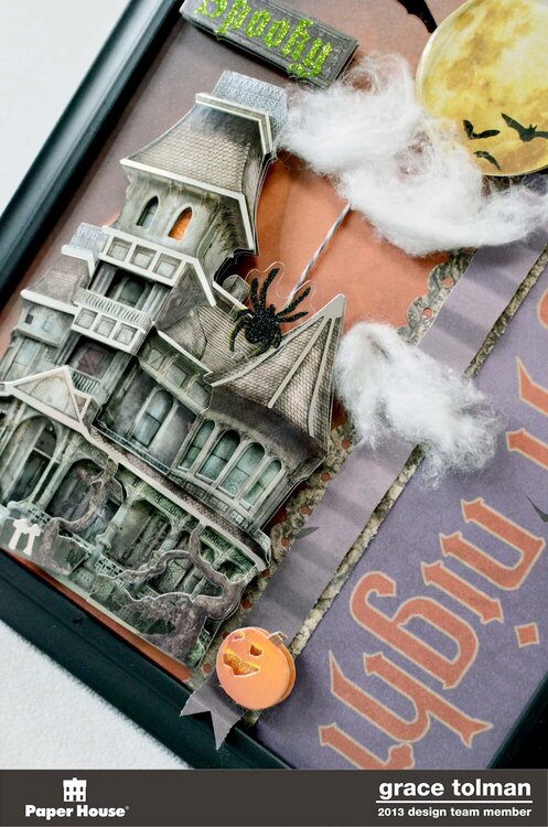 Fright Night Altered Frame *Paper House* 3
