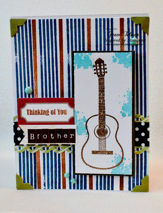 Thinking of you Brother card *Inspired By Stamping*