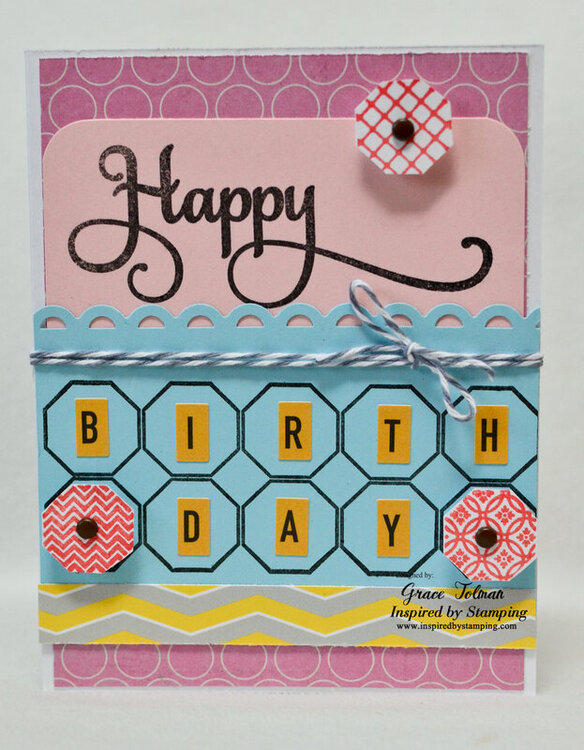 Happy Birthday card *Inspired By Stamping*