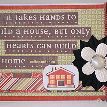 Home card *Upsy Daisy Designs*