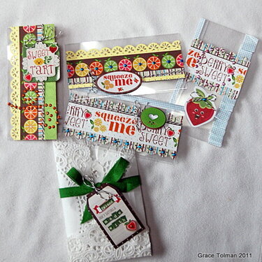 Made with love acrylic card set *Clear Scraps* 2