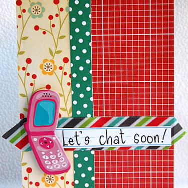 Let&#039;s chat soon! card