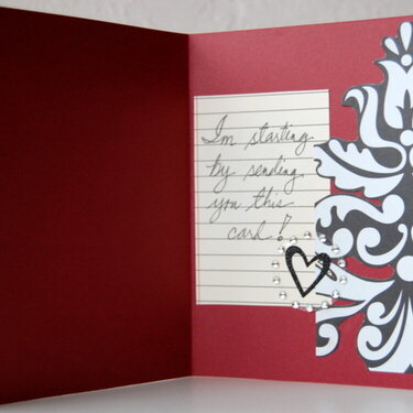 Love card (inside)