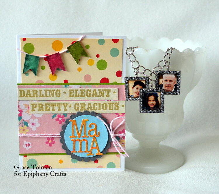 Mama card + Photo bracelet *Epiphany Crafts*