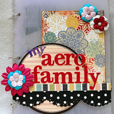 My Aero Family acrylic mini *Clear Scraps*
