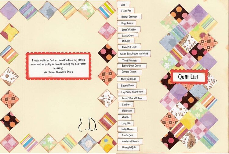 #5- Quilt page