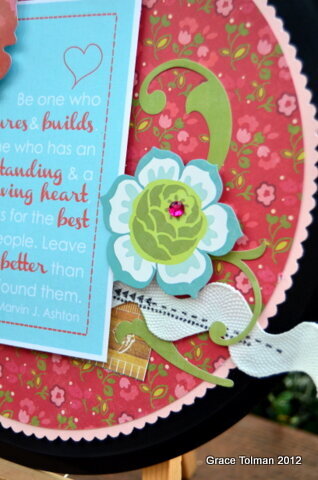 Quote Plaque 2*Paper Bakery July Add On kit*