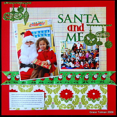 Santa and Me *Crazy Daisy December kit*